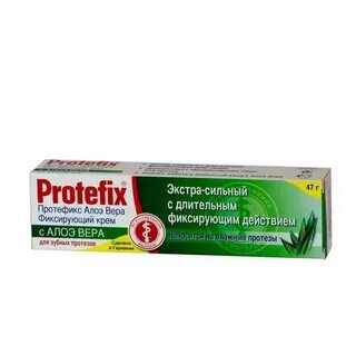 Фиксирующий крем для зубных протезов
