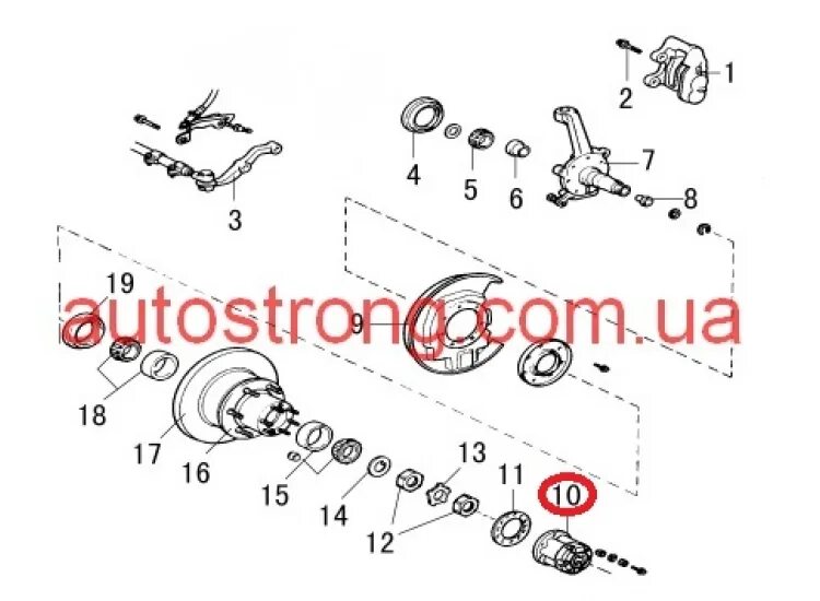 передний мост грейт вол дир