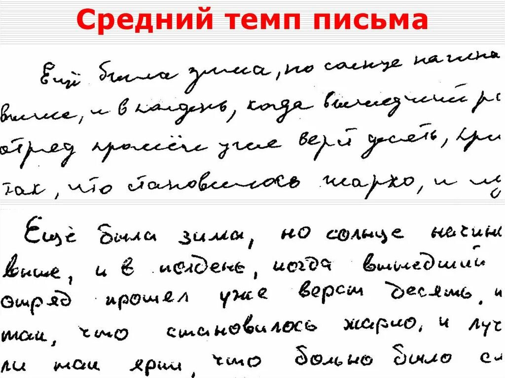 Темп письма. Темп движений письма. Очень медленный темп письма. Темп движений при выполнении рукописи. Система почерка