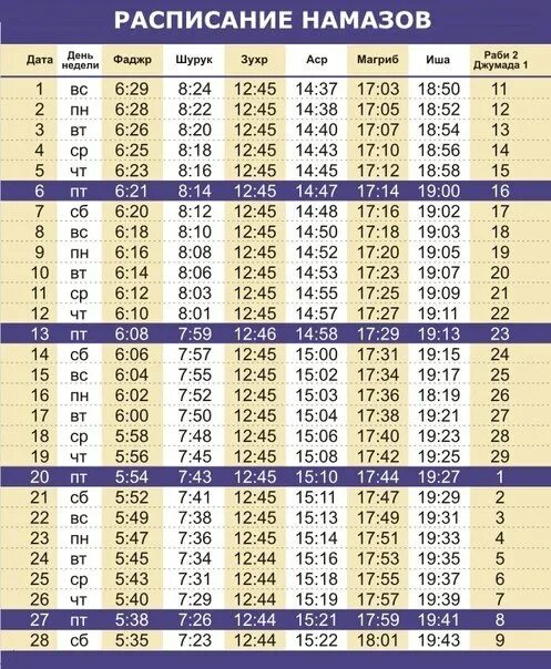 Намаз в таразе. Расписание молитвы намаз. График чтения намаза. Время намаза в Москве. Календарь молитва.
