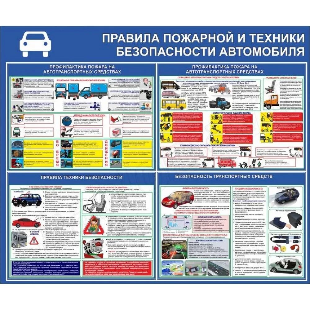 Автомобильные средства безопасности. Пожарная безопасность на автотранспорте. Стенд автомобильной безопасности. Требования пожарной безопасности на автомобильном транспорте. Пожарная безопасность на автотранспортном предприятии.