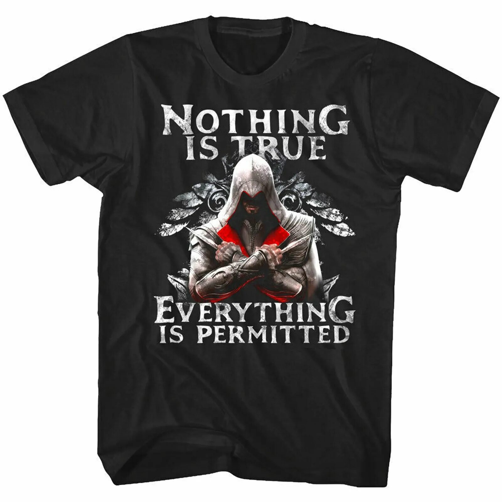 Nothing is true everything is permitted. Футболка everything is. Nothing true everything permitted. Футболка nothing everything. True everything