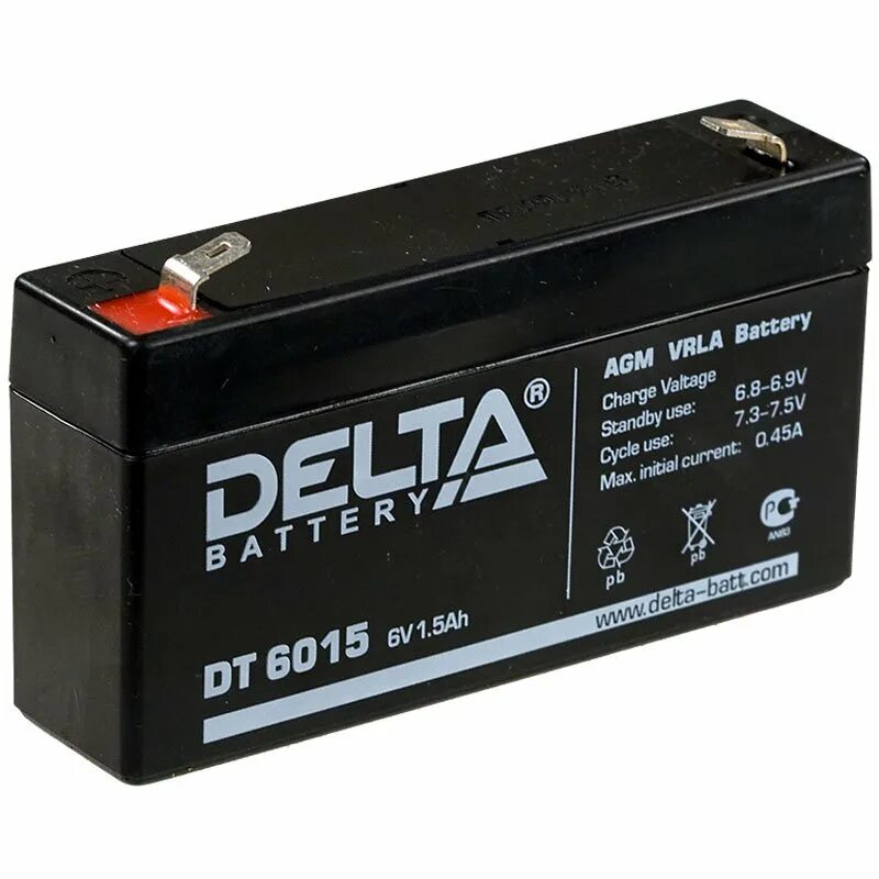 Аккумулятор Delta DT 6015. Аккумулятор свинцово-кислотный 6v 1,5ah Delta DT 6015. Delta DT 6015 (6в/1.5Ач). Батарея аккумуляторная 6v / 3.3Ah Delta DT 6033.