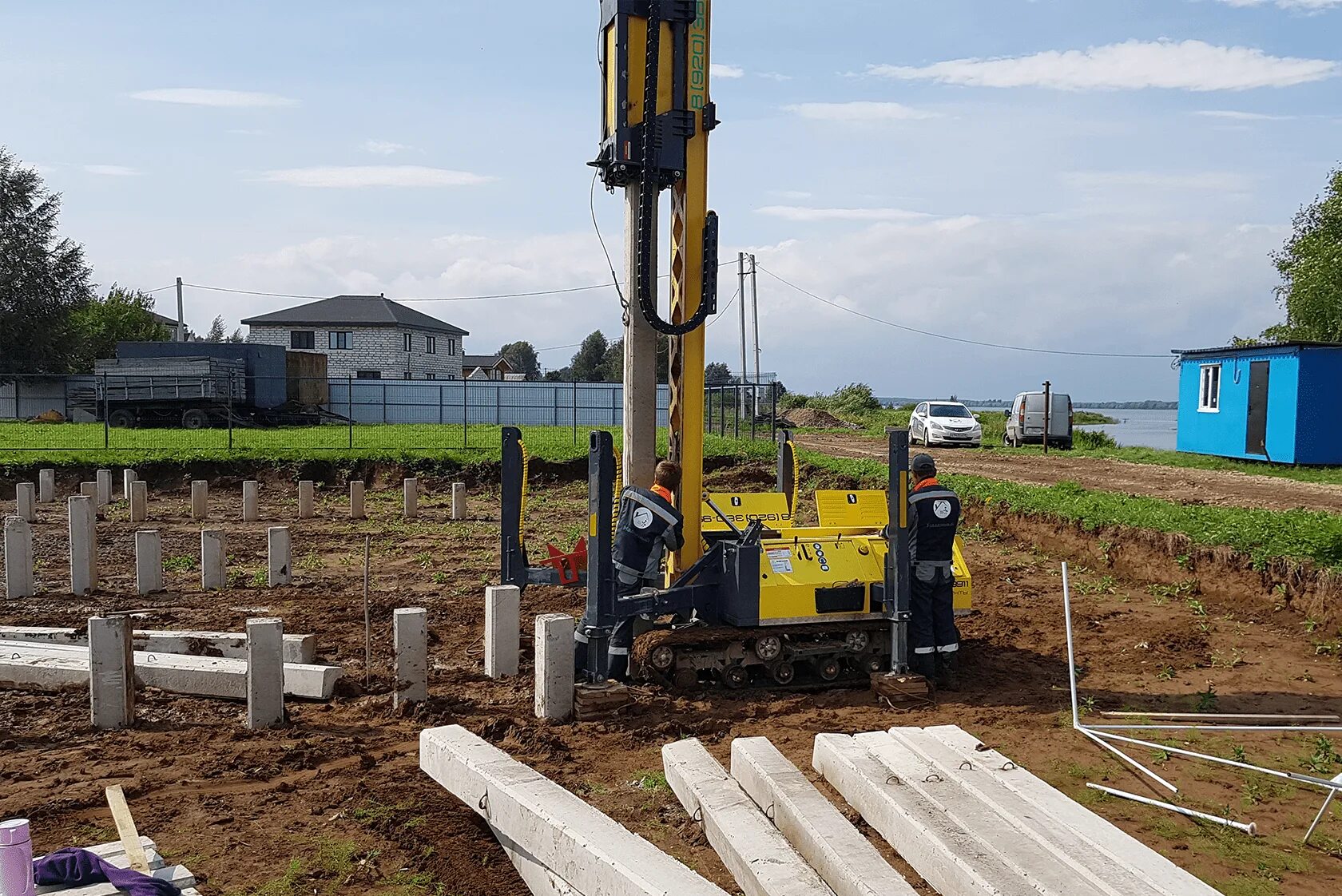 строительные работы. строительные работы. дорога кадый борисоглебское. строительные работы. стройматик сгк-300.