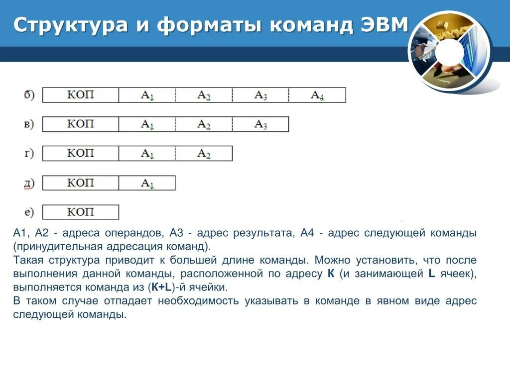 Что выполняет данная команда. Структура команды ЭВМ. Структура и Форматы команд ЭВМ. Классы команд ЭВМ. Классификация команд ЭВМ.