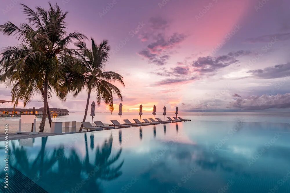 Sunset pool