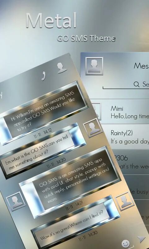Темы для go SMS. SMS Metallic. Cod SMS круги. SMS mem. Metal themes
