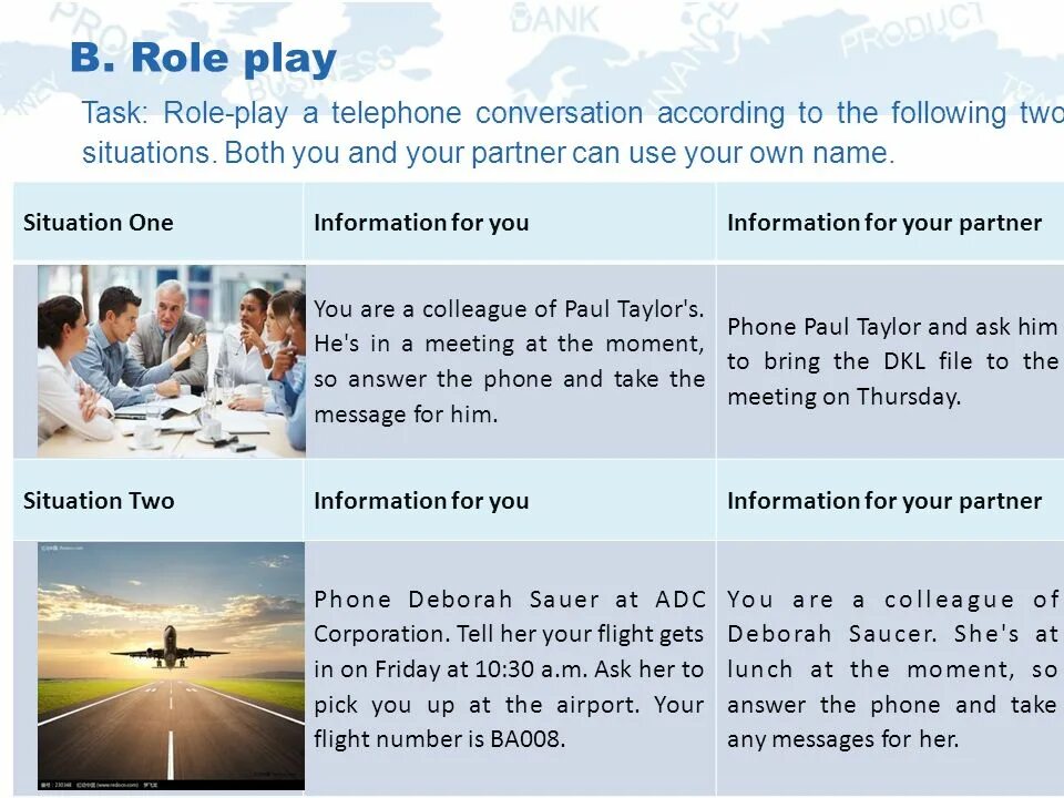 Use the information below