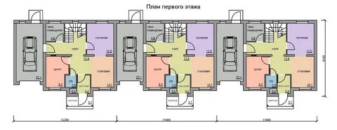Дом на 2 квартиры проект