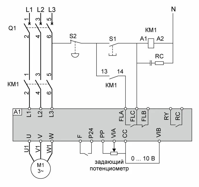 Схема включения двигателя через частотный преобразователь. Схема соединения Эл двигателя через частотник. Схема подключения частотника альтивар 212. Схема подключения преобразователя частоты atv12h018m2. Управление пч