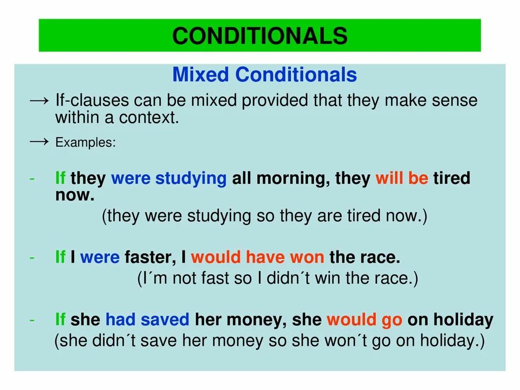 Mixed conditional примеры. Условные предложения в английском Mixed. Смешанный Тип условных предложений в английском. Mixed conditionals в английском. Mixed conditionals правило.