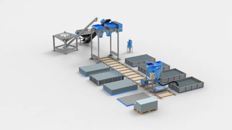 Линия по производству газобетона, «Антей-60». Вист оборудование для производства блоков газобетона. Завод по производству блоков. Линия по производству пенобетона.