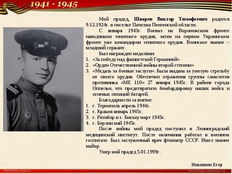 Где воевал родственник. Мой прадед Шевченко участник ВОВ. Мой прадед участник Великой Отечественной. Мой прадедушка участник ВОВ. Рассказ про прадедушку участника ВОВ.