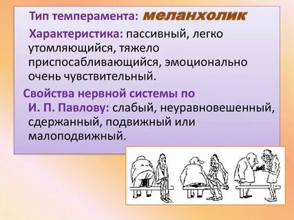 К эмоционально устойчивому типу темперамента относится