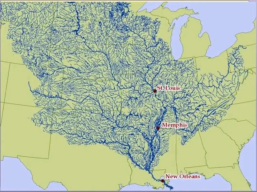 Исток реки Миссисипи на карте. Бассейн реки Миссисипи на карте. Река Миссисипи и Миссури на карте. Бассейн Миссисипи на карте. Какая река является притоком миссисипи