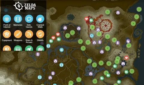 Zelda карта
