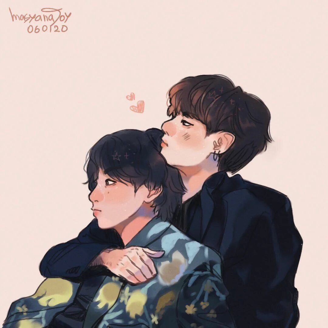 БТС ТЭГУКИ арт. BTS Vkook Art. Вигуки ТЭГУКИ. BTS taekook Art. Фф вигуки змеи