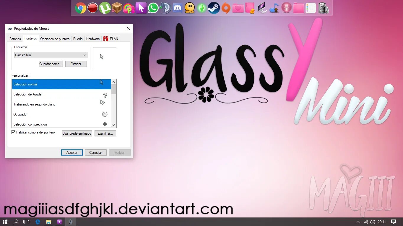 Crystal clear mini курсор