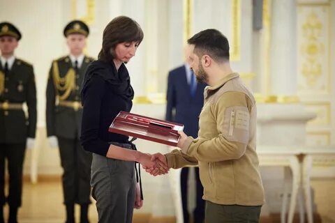 Награждение украины