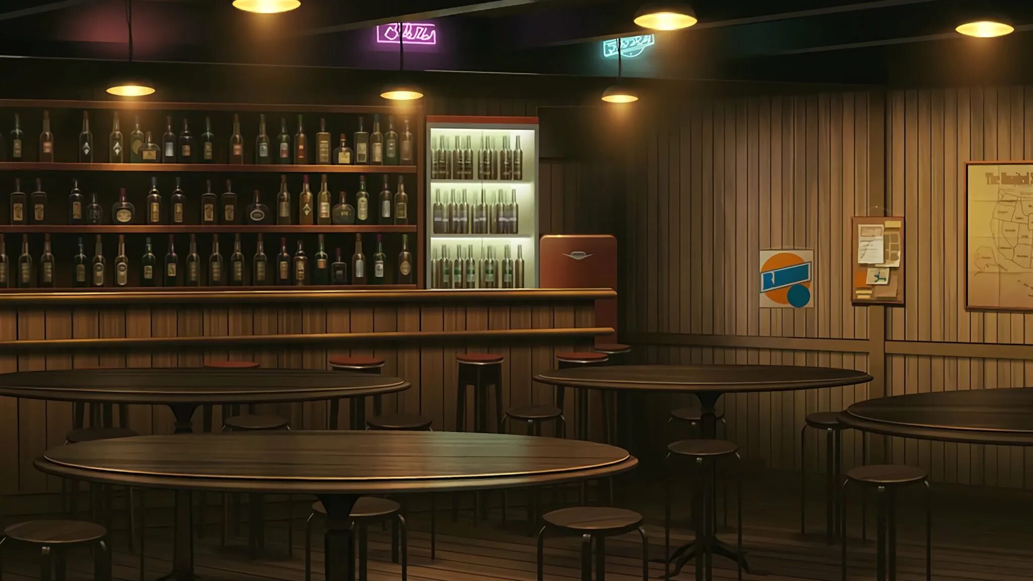 Stand of the bar