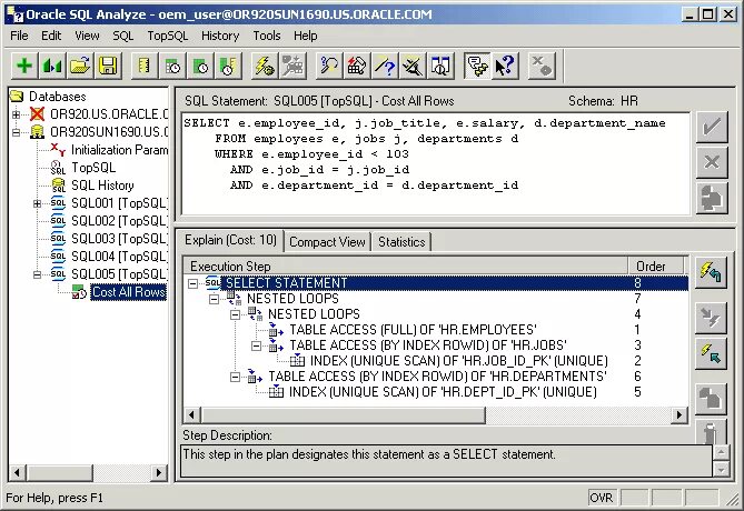 Oracle insert table. План запроса sql oracle. rowid oracle примеры. select top sql. pl/sql oracle sample database.