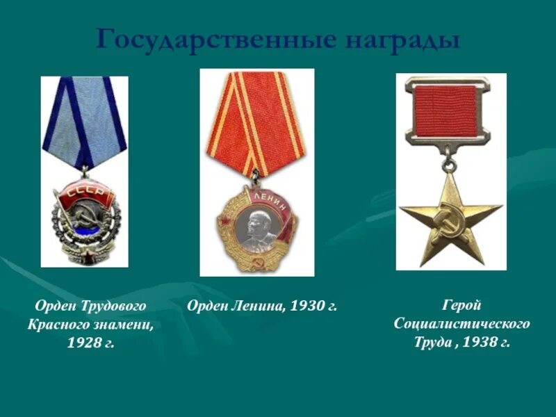 Сообщение о трудовых наградах