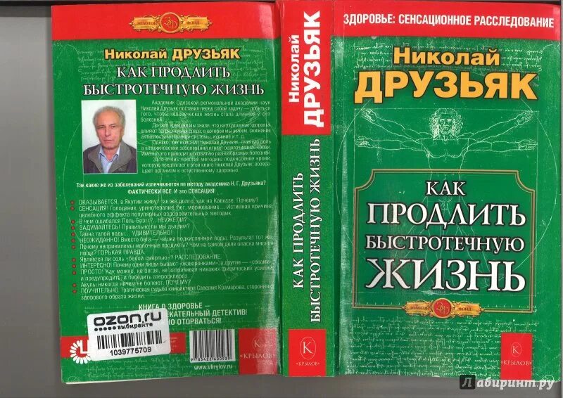 Как быстротечную жизнь друзьяк. Книга Николая Друзьяка.