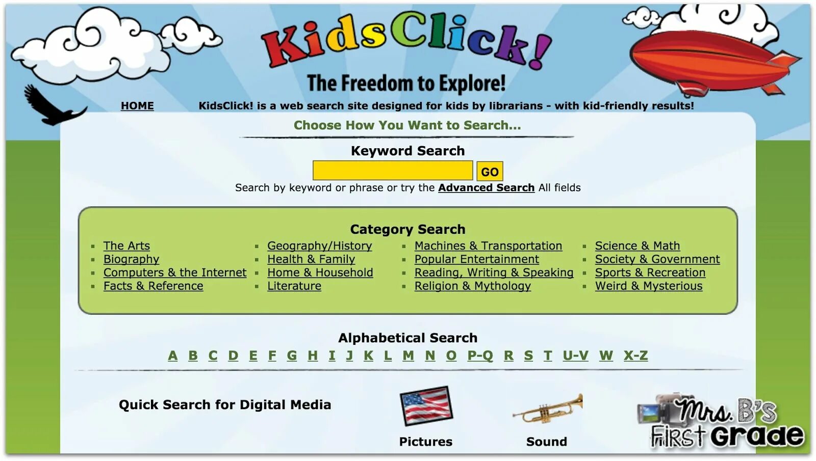 Kid search. Индекс kids. to explore for kids.
