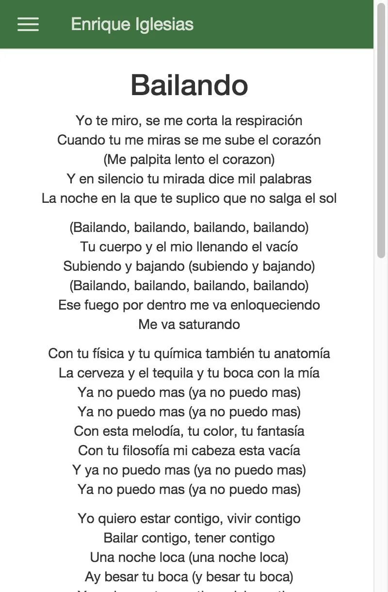 Байландо перевод. Bailando Enrique Iglesias текст. Текст песни bailando. Bailando Энрике Иглесиас. Текст песни bailando Paradisio.