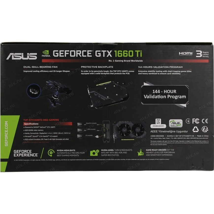 Gtx 1660 ti tuf