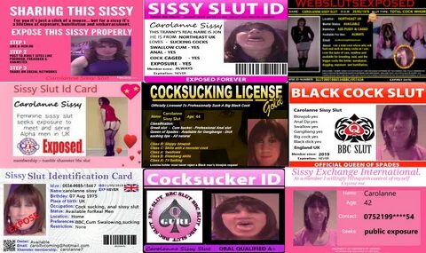 Slideshow sissy id card.