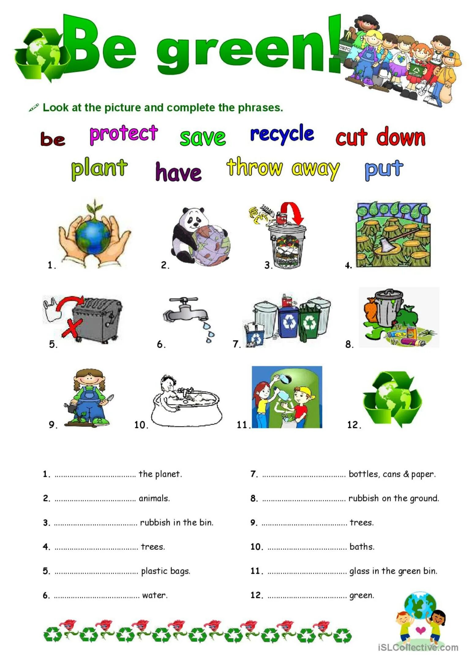 Complete topic. Упражнения по теме environment. Environment задания по английскому языку. Our environment Worksheets. Environment Worksheets for Kids.