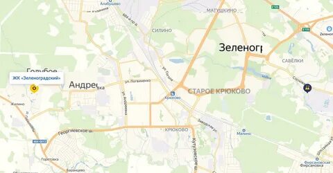 Новый зеленоград карты