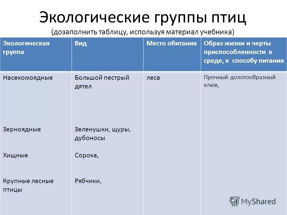 Природная группа. Экологические группы птиц таблица. Таблица по экологическим группам птиц. Экология группы птиц таблица. Экологические типы птиц таблица.