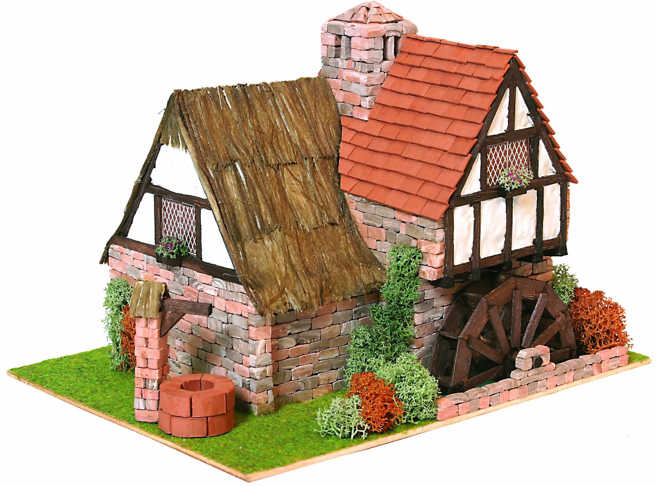 Деревянные домики от роба херда. Декоративный макет. Домик мельница. Декоративные панели из фанеры. Декоративный макет.