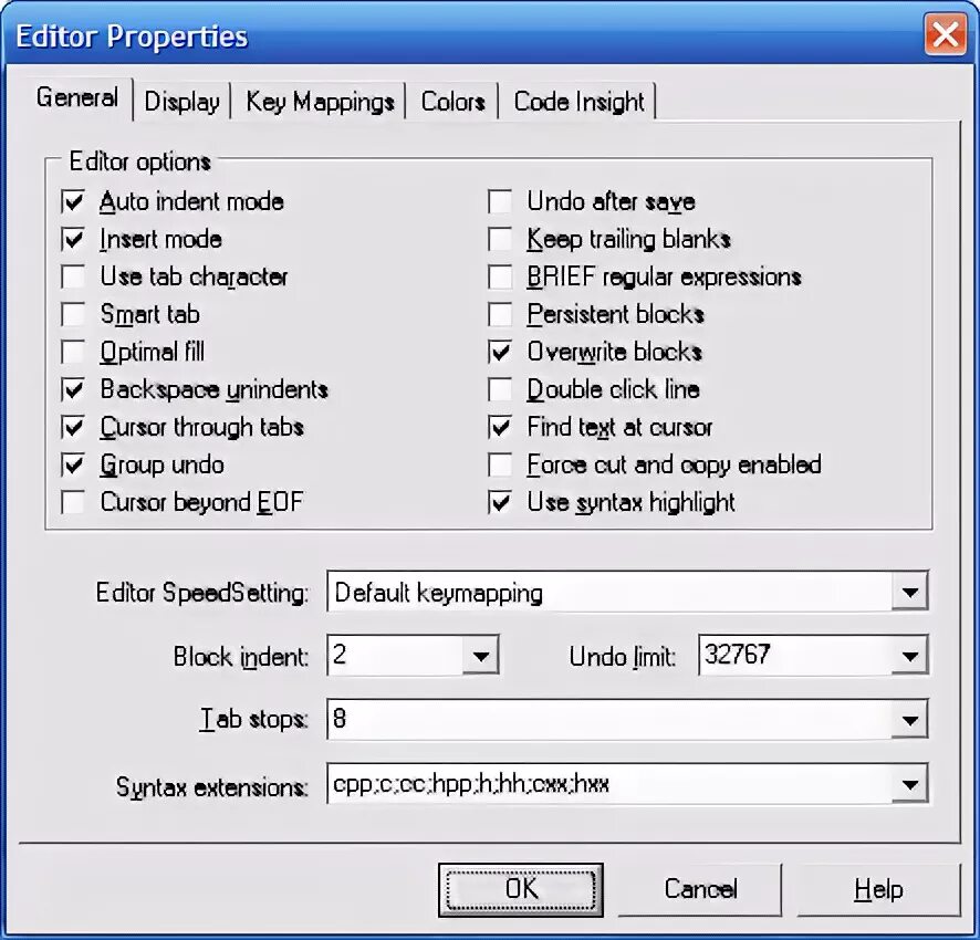 Edit properties