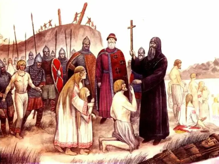 Русский народ народ христианский и следовательно. Крещение киевской руси 988. Двоеверие это в древней руси. 988 г. Раскрещивание.