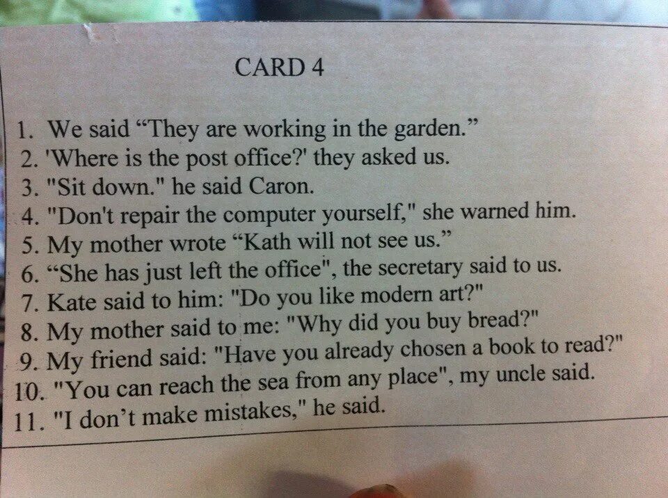 She said how many. Have you had a Holiday в косвенной речи. Стих do you speak English. Переведите предложение he has already read this book. Раскройте скобки, употребляя глаголы в Active или Passive Voice..