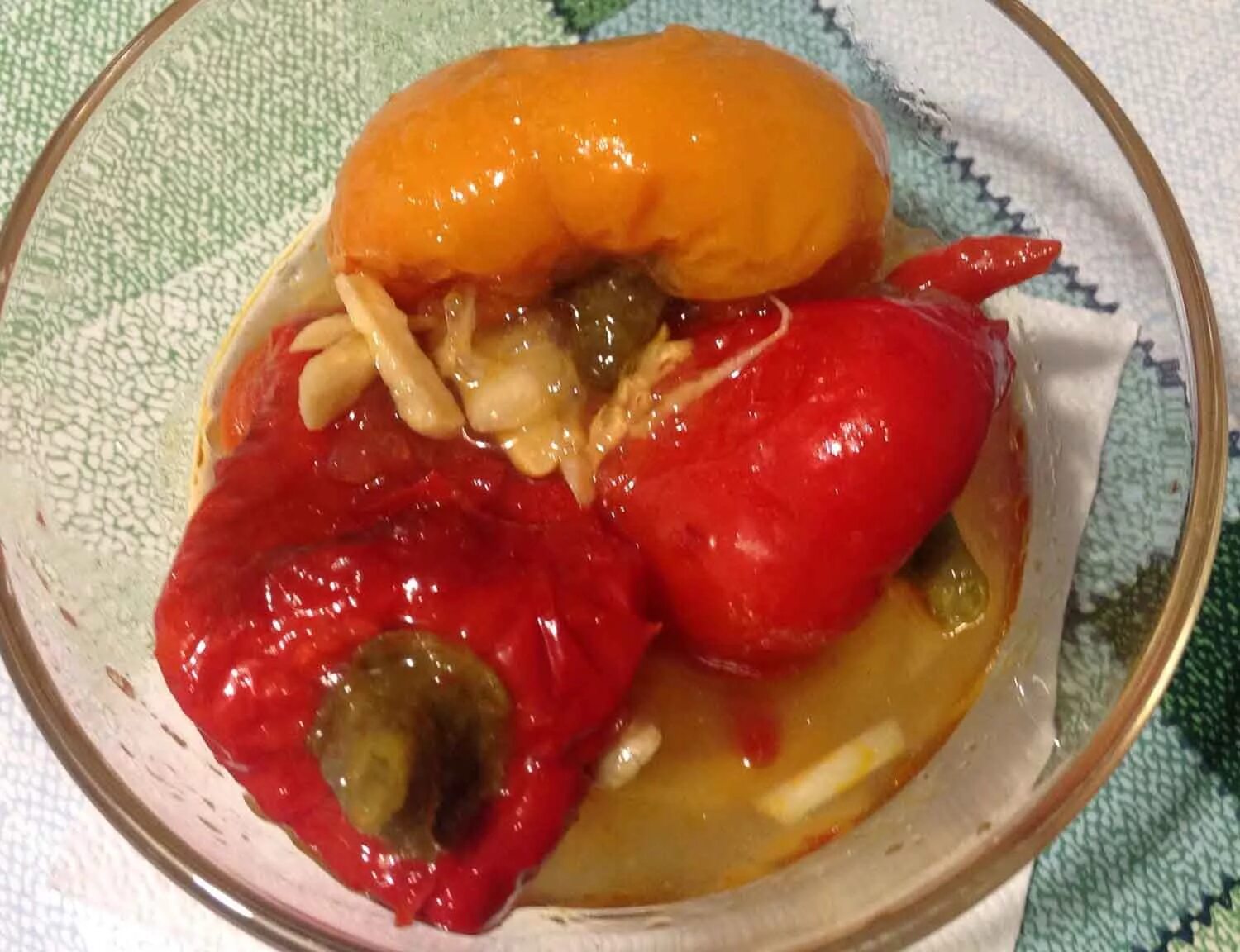 Маринованный болгарский перец на зиму рецепты с маслом и чесноком