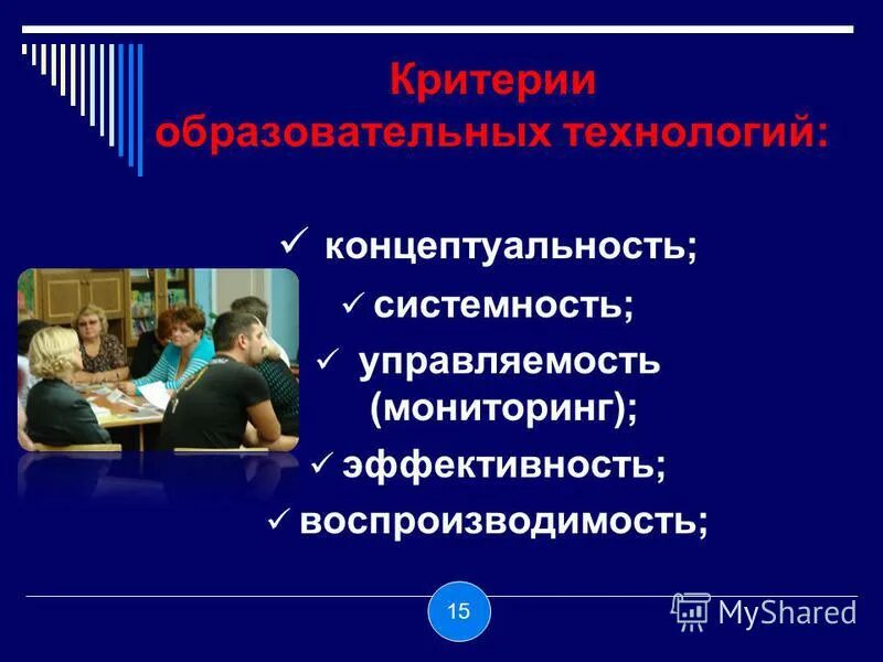 мониторинг эффективности технологии