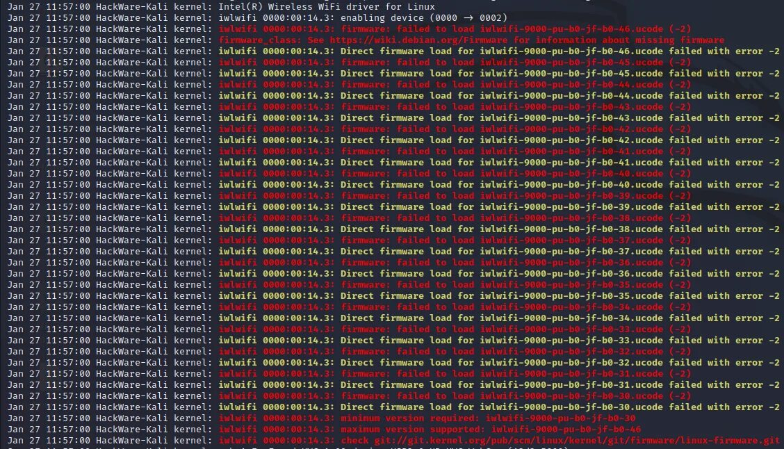 Firmware error. Логи linux. iwlwifi 0000:01:00.0. ошибка прошивки. wifi error.