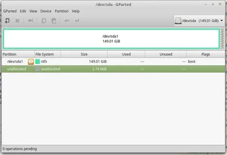 Gparted linux