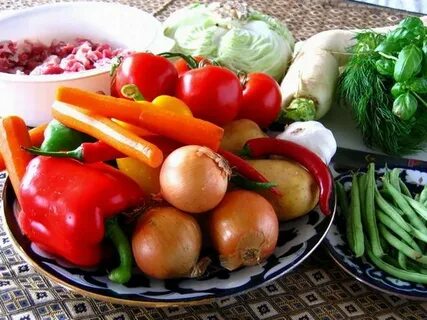 Курица с овощами похудение