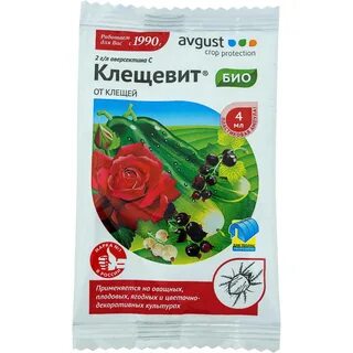 Средства от клещей на растениях