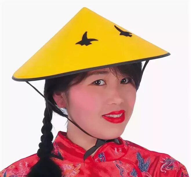 Поставь шляпа. Китайская шляпа. Вьетнамская шляпа. Китайская шапочка. Японский головной убор для женщин.