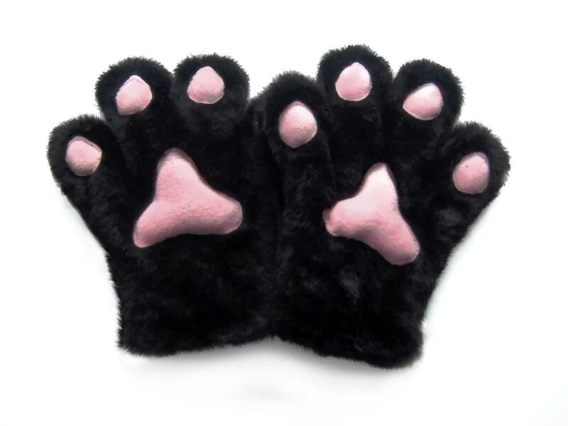 Кошачья лапка. Лапки для костюма кошки. Перчатки лапки черные. Девочка с кошачьими лапками. Фф лапки