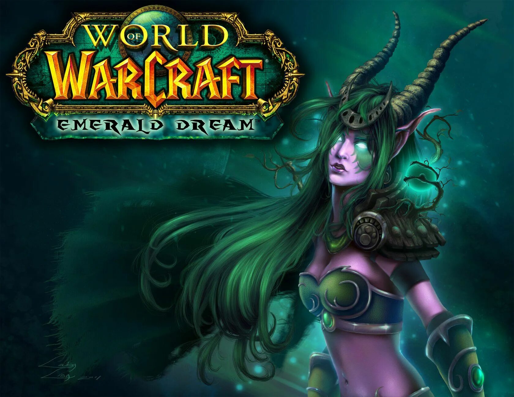 Wow настой. Изумрудный сон wow. warcraft emerald dream. world of warcraft обои. изера хс.