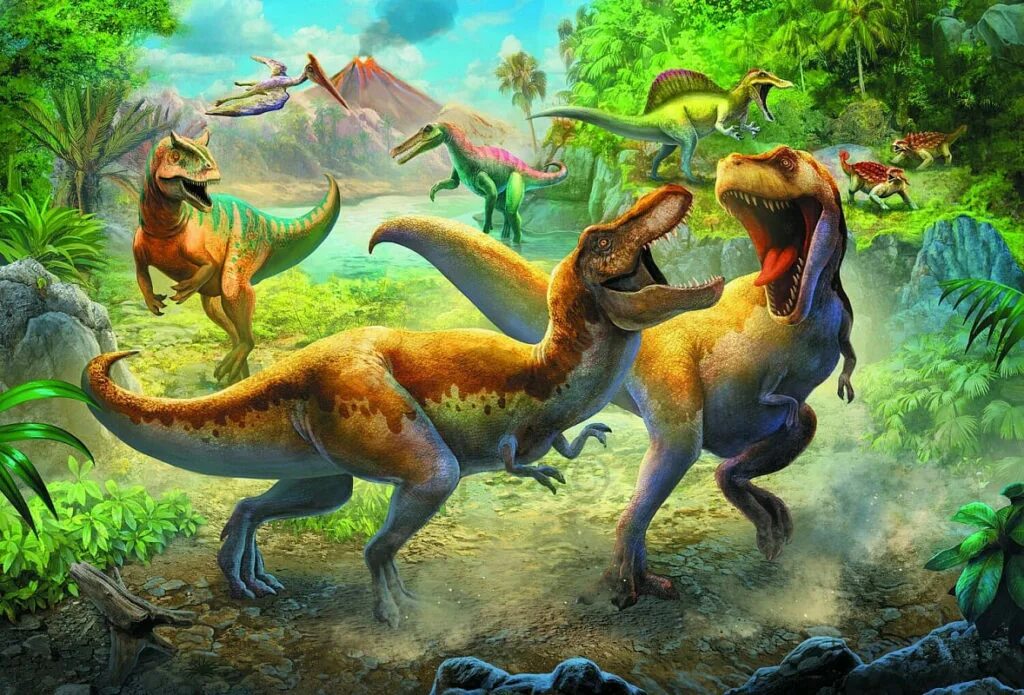Larsen fh31 - динозавры. Пазл Trefl динозавры / 31343. Динозавров. Картина динозавры. Урок мир динозавров
