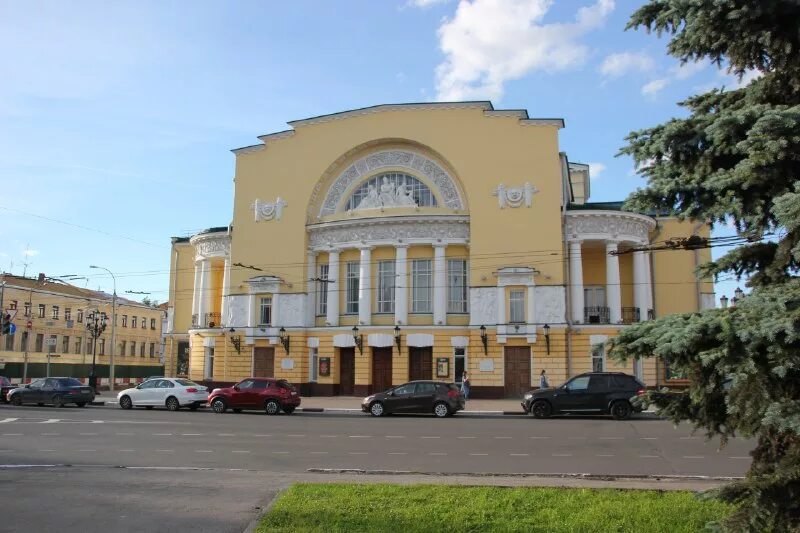 Театр ярославля фото. Волковский театр Ярославль. Российский театр драмы имени ф. Волкова. Театр Федора Волкова. Ярославль государственный Академический театр Волкова.