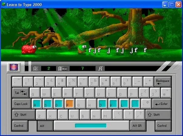 Игра где печатаешь. Беби тайп 2000. Бэби тайп тренажер клавиатуры. Игровой клавиатурный тренажер BABYTYPE 2000. BABYTYPE тренажер для клавиатуры.
